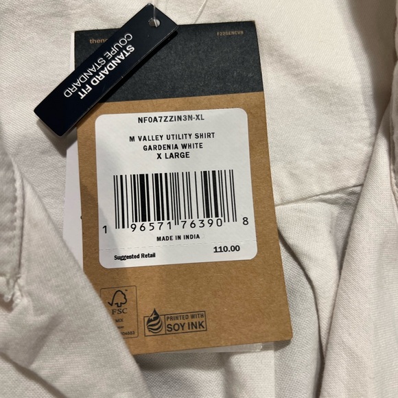 The North Face Men's Earth Day Valley Woven Utility Shirt NEW $110 Mens XL - Picture 3 of 5